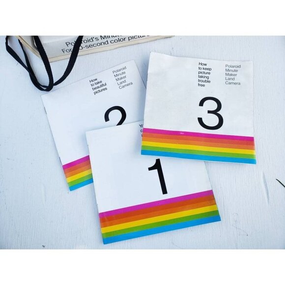 Retro Polaroid MinuteMaker Land Camera 80s colorpack original box photography - Picture 3 of 6